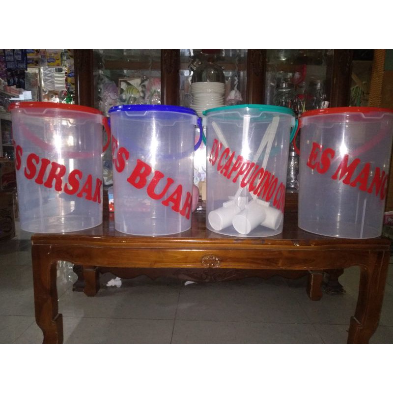 

toples tabung es buah masih grees pemakian 1 x