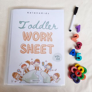 Worksheet Anak 2 3 4 5 6 tahun Printable Belajar Tema Binatang Lembar