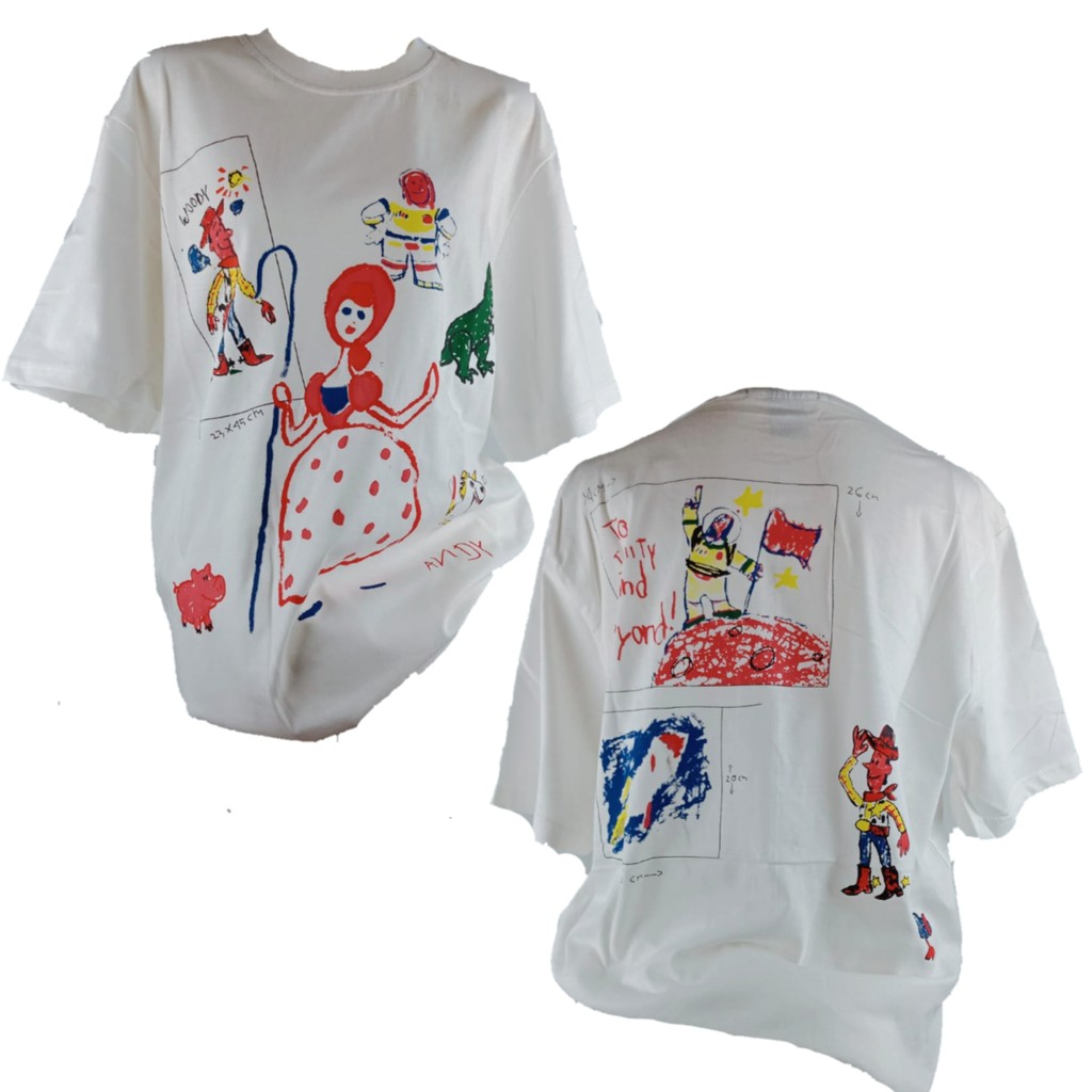 ( BAYAR DITEMPAT ) KAOS PULL AND BEAR ZARA X DISNEY CARTOON / BAJU ZARA DISNEY / COD