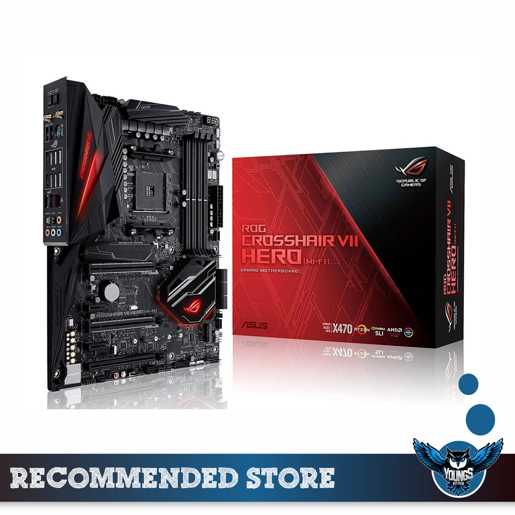 MOTHERBOARD AMD ASUS ROG CROSSHAIR VII HERO WIFI AM4