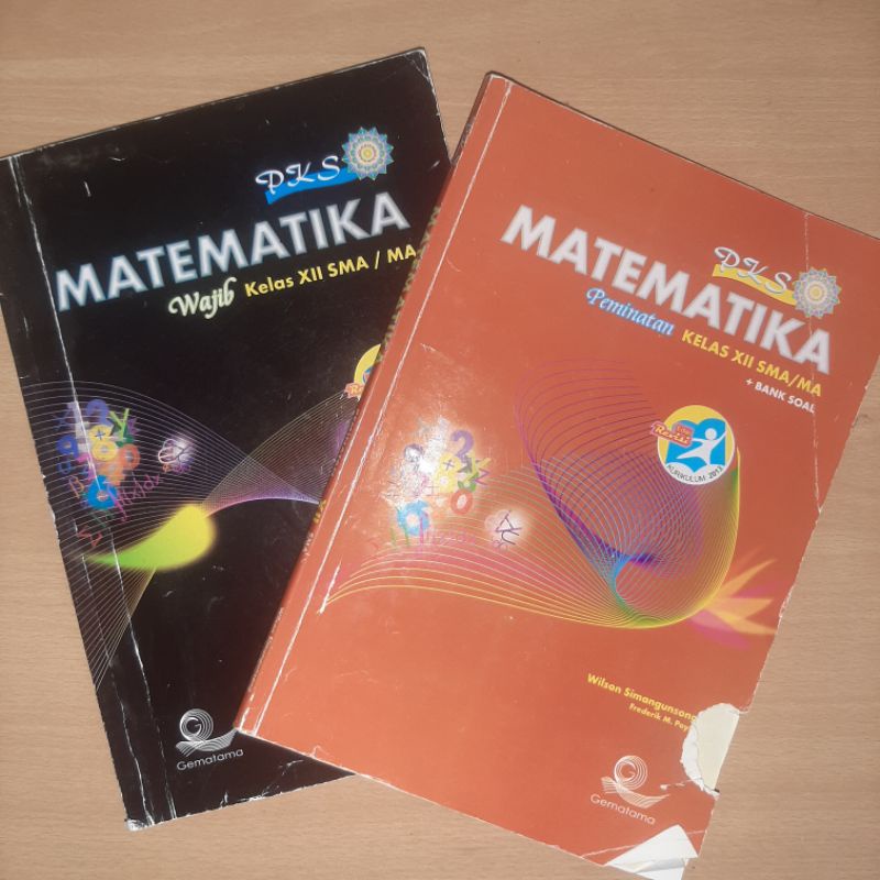 Buku PKS Matematika Wajib dan Matematika Minat kelas 12 Bekas