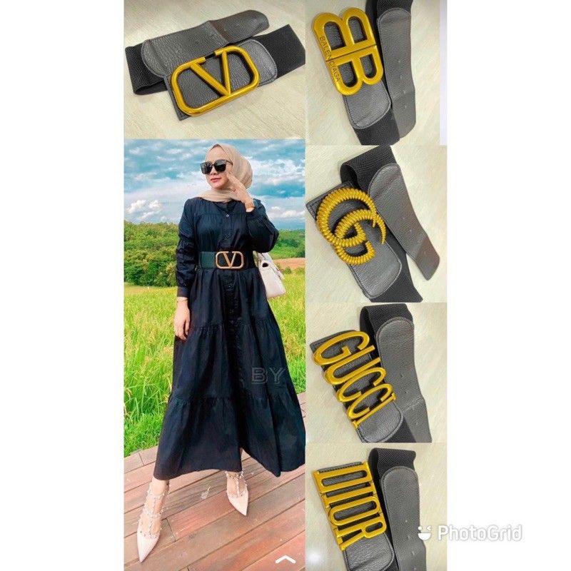 Belt Wanita Valentino 7 cm Belt Gucci Import Fashion Korea Belt Dress Fashion 2021 Bestseller