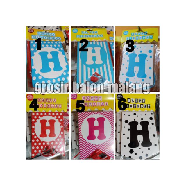 Bunting flag banner happy birthday