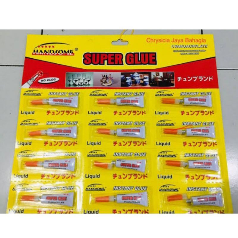 

GROSIR LEM POWER GLUE HANDSOME ISI 12 PCS