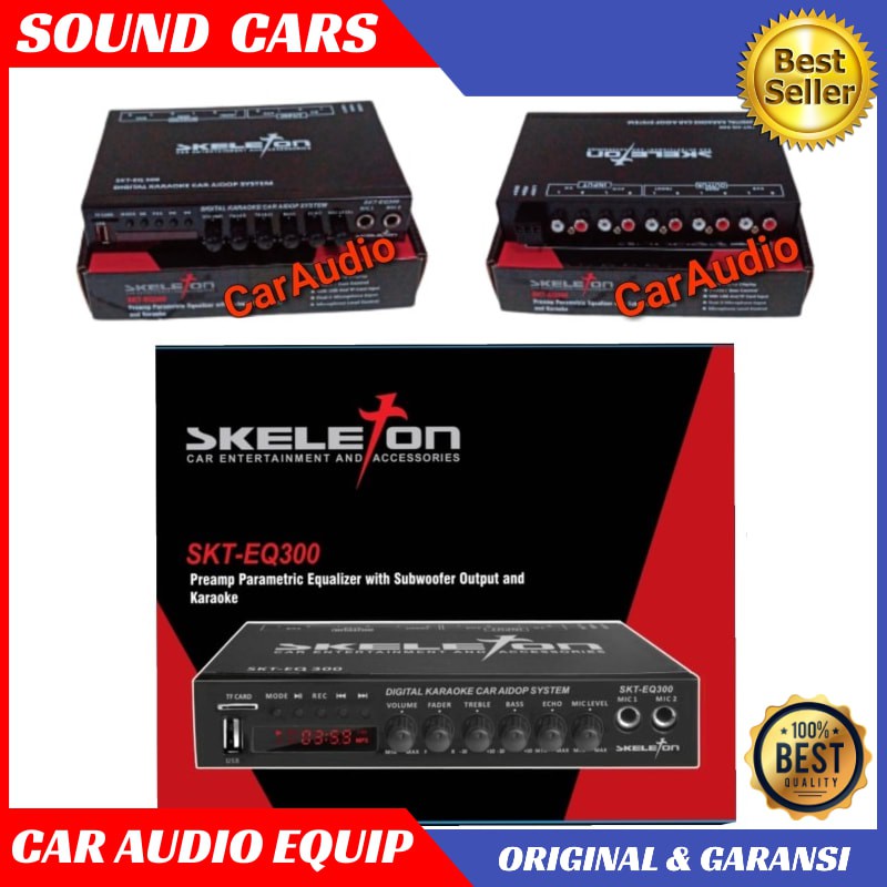 Fre Amp Skeleton Pre Amp Skeleton Parametrik Equalizer Audio Mobil Best Quality Garansi Original