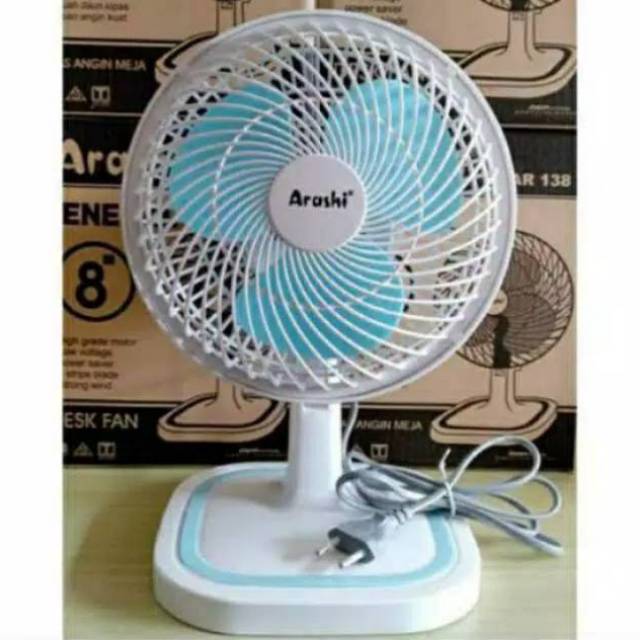 Kipas Angin Meja Arashi Genelar Fan An 138 8 inch/desk fan 8&quot; /kipas angin 8