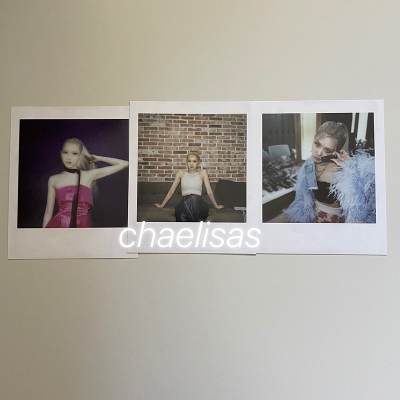 BLACKPINK Rosé special edition photobook photocard / polaroid - rose pc pola