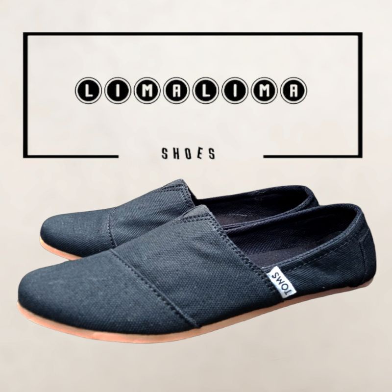 SEPATU SLIP ON PRIA CASUAL KANVAS - SEPATU SLOP PRIA SLIP ON MURAH