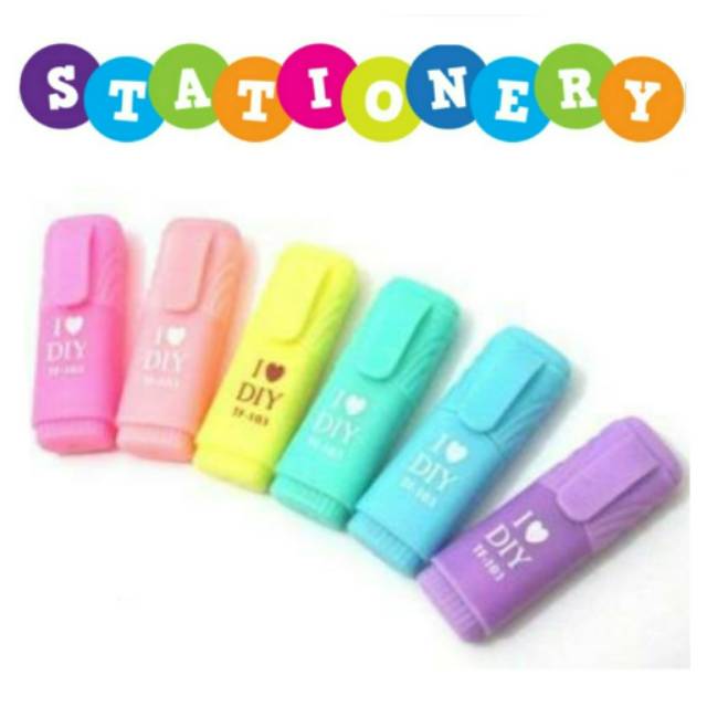

Stabilo Highlighter Unik Cantik Warna Warni Harga Satuan