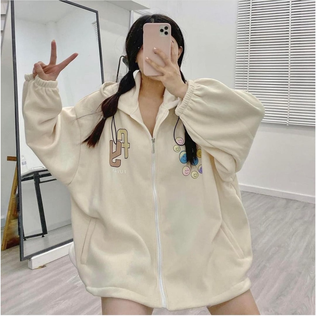 HOODIE ZIPER SWEATER WANITA / BUBBLE SWEATER HOODIE WANITA OVERSIZE / SWEATER TERBARU