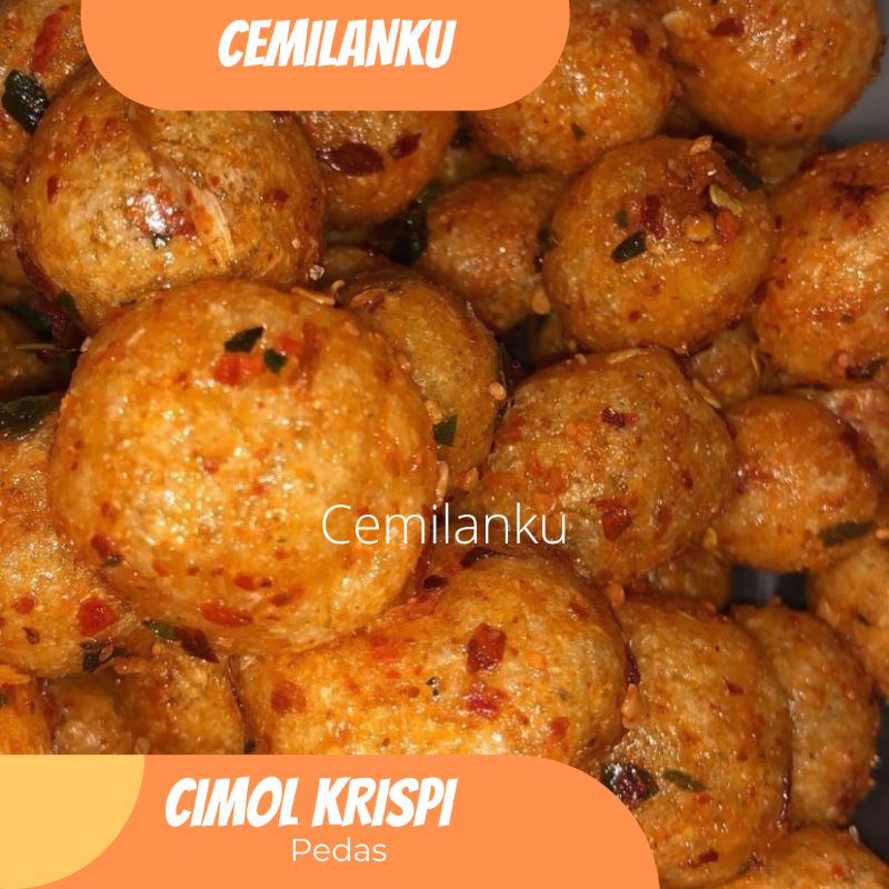 

Cimol Krispi Pedas dan Original Daun Jeruk