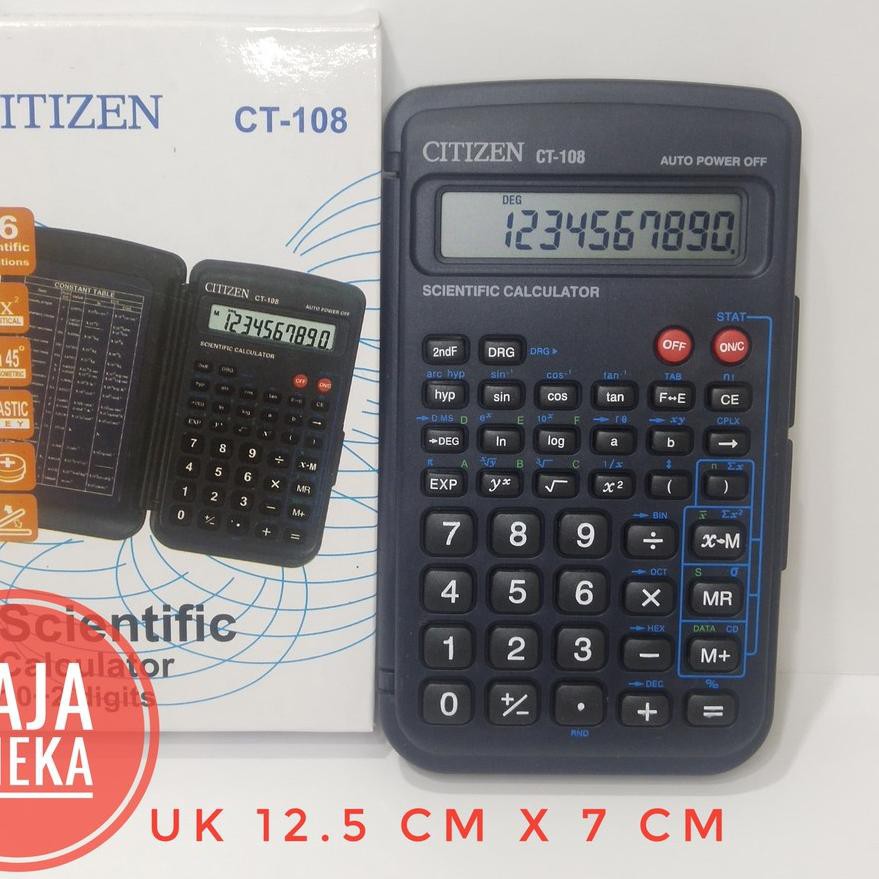 

The Best! CALCULATOR ILMIAH KARCE CITIZEN CT 108 KC108 CT108 SCIENTIFIC MURAH №