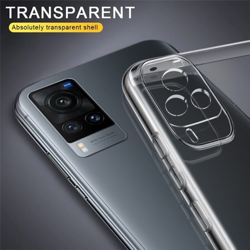 Case Vivo X60 5G (Non Pro) Clear Case Tebal 2MM Transparant TPU Premium Softcase