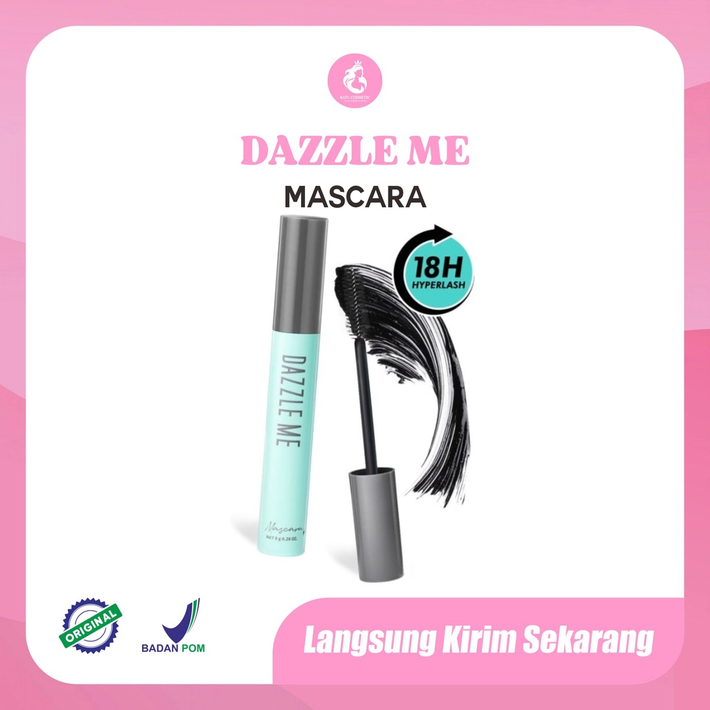 DAZZLE ME Holy Moly Volume Mascara | Long Lasting Maskara Alis Waterproof