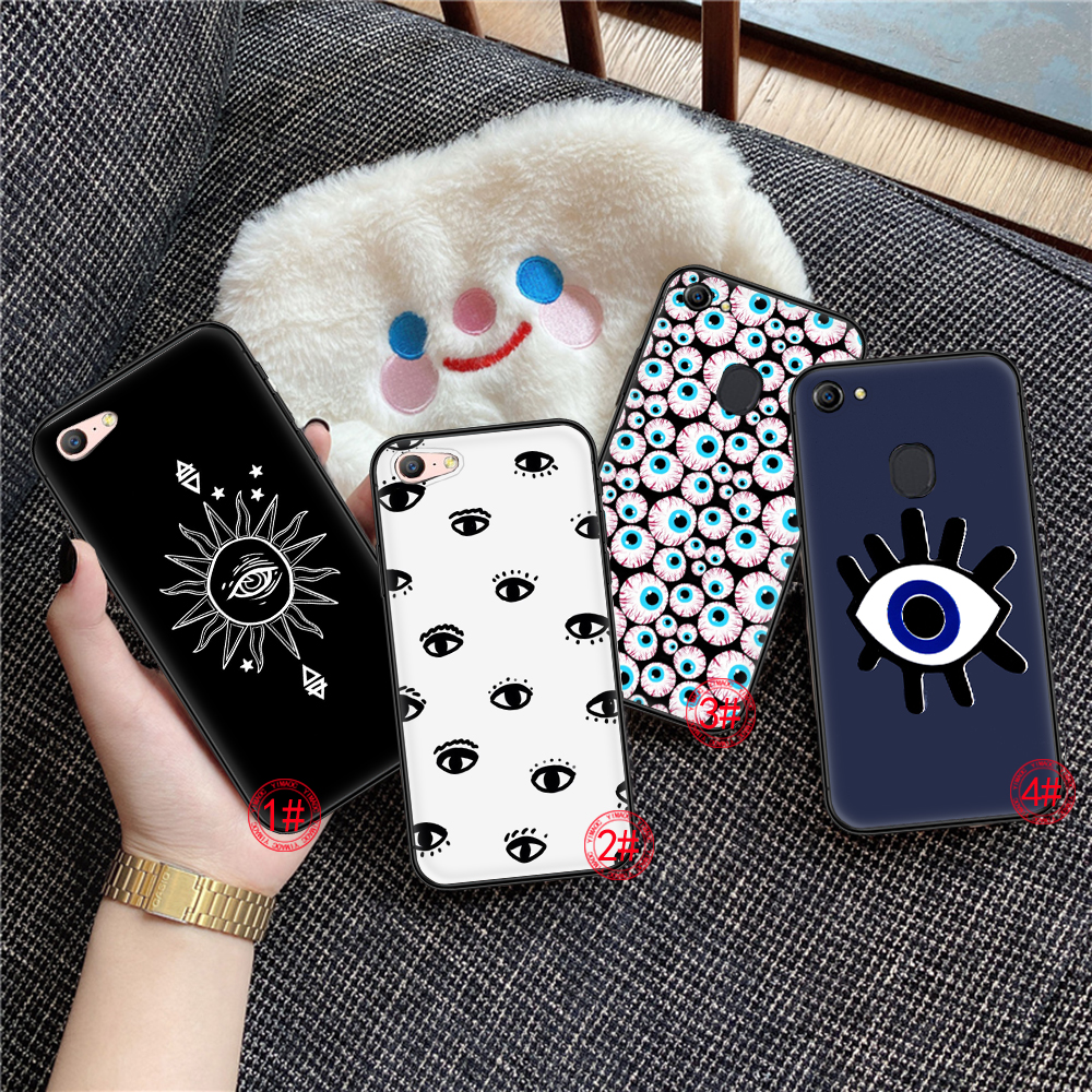 Casing Softcase Oppo A15 A15s A54 A94 A95 F19 Plus Reno 5f Lite Motif Mata Jahat Foil Emas 220b Shopee Indonesia