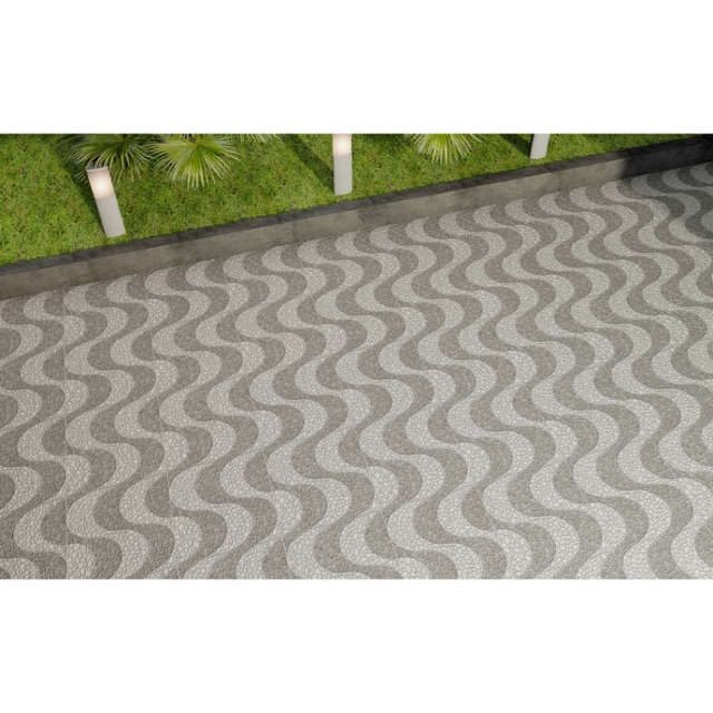 Keramik Lantai 40x40 Kasar ROMAN dRegato Beige/Grey