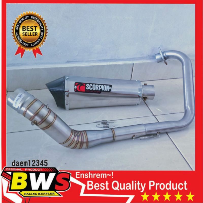 Knalpot CRF150 kolong KLX150 kolong