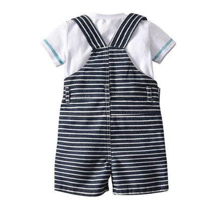 OVERALL + HAT STRIPE