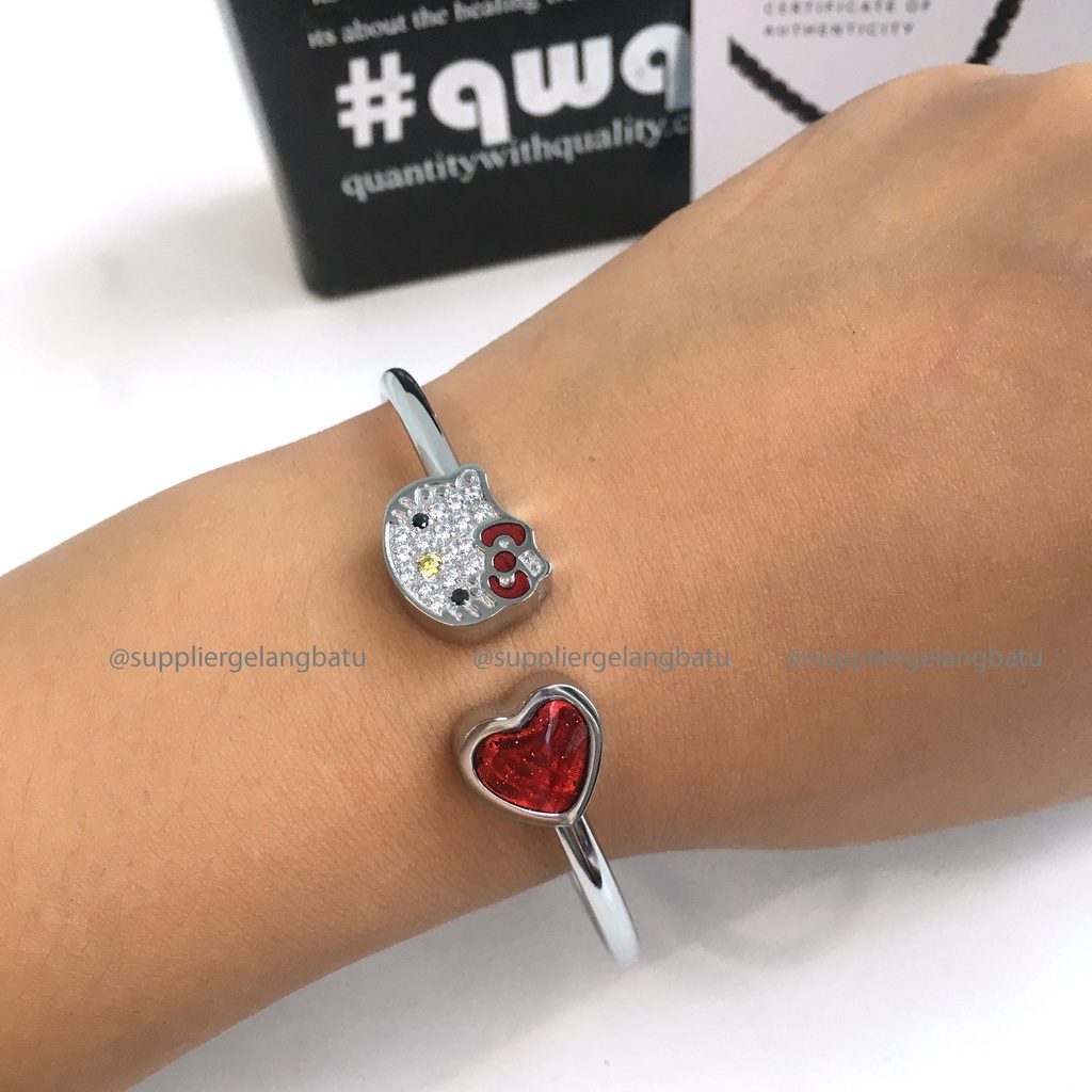 HELLO KITTY Gelang Kesehatan Energi Ion Negatif LM life secret bangle