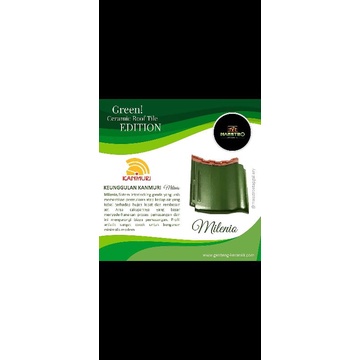 GENTENG KANMURI MILENIO GREEN