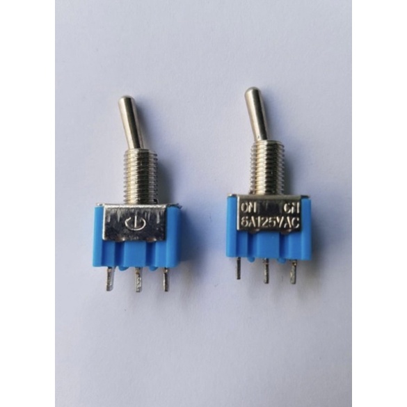 SAKLAR TOGEL / TOGGLE - SWITCH TOGEL 3 PIN- 3 KAKI KECIL ON