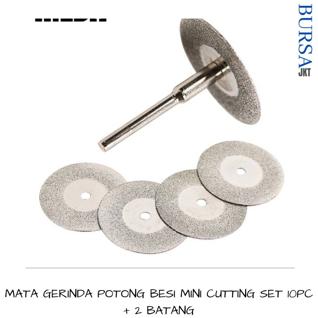 MATA GERINDA POTONG BESI MINI CUTTING WHEEL BOR TUNER TUNNER CUNER SET ISI 12 pc