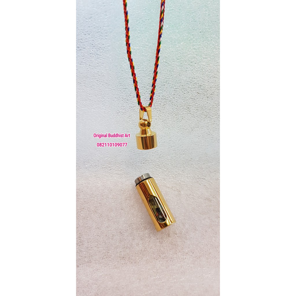 Promo liontin tabung emas Berkualitas