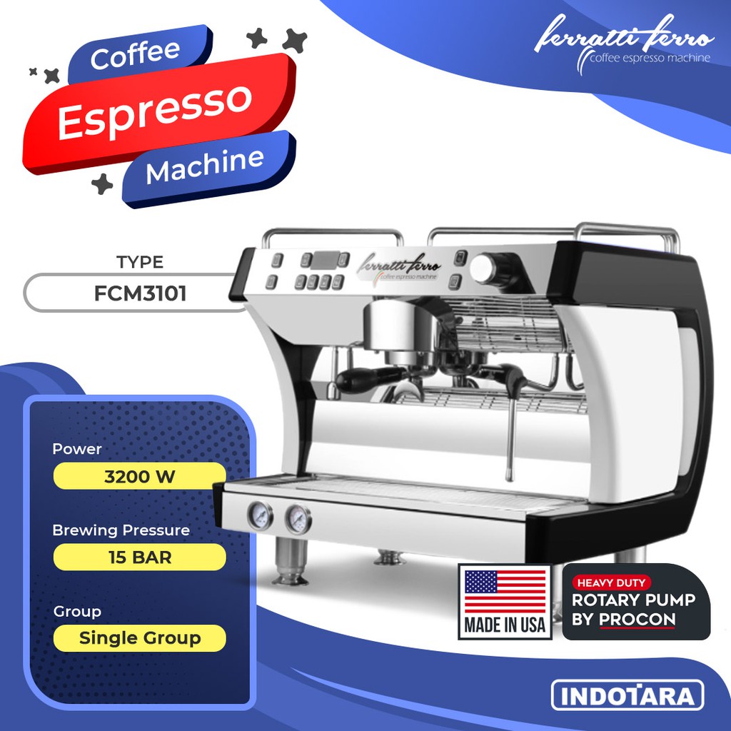 Mesin Kopi Ferratti Ferro Espresso Machine/ Coffee Maker FCM3101