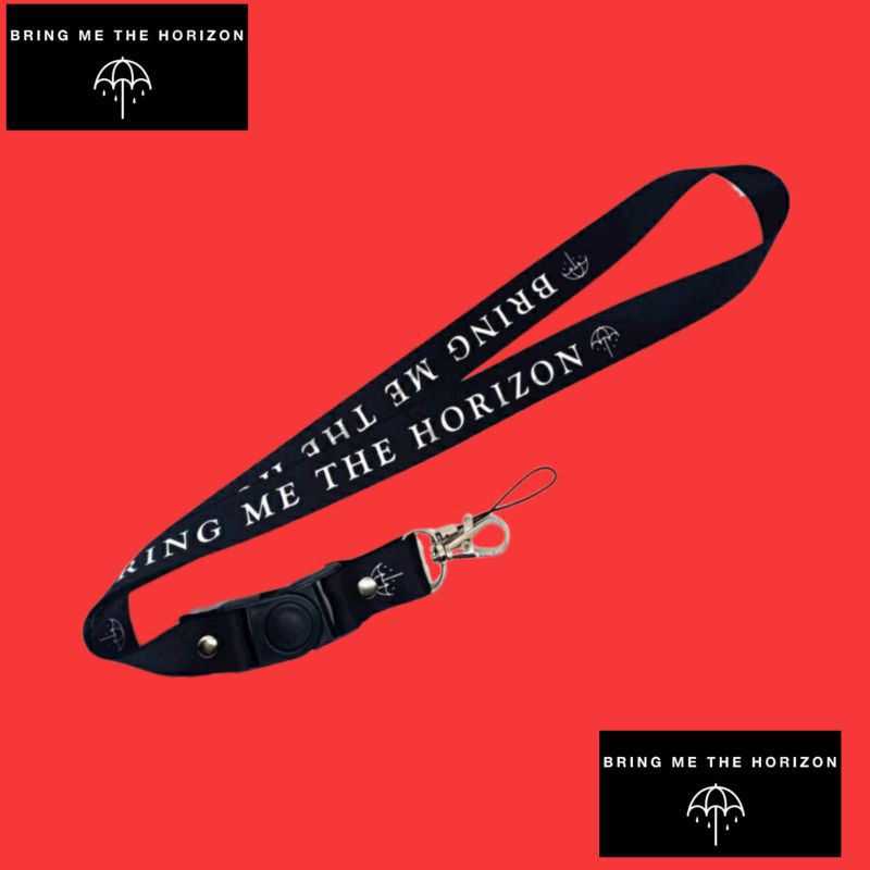 

Tali Lanyard BMTH BRING ME THE HORIZON band metal gantungan kunci/gantungan id card /gantungan hp