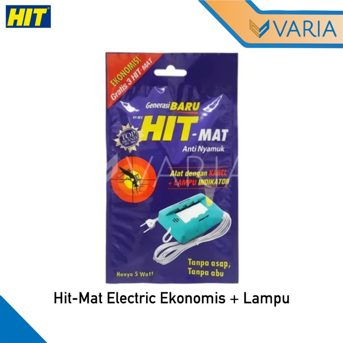 Jual Hit Mat Anti Nyamuk Elektrik Ekonomis Alat Lampu Indikator Shopee Indonesia