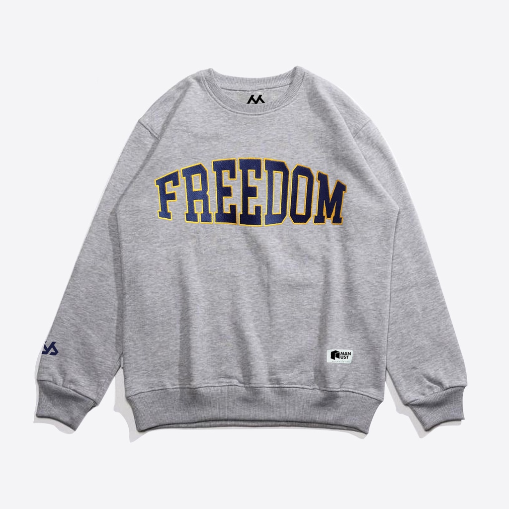 Manust Culture - Crewneck Basic Freedom Misty