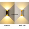 LAMPU DINDING MINIMALIS WALL LAMP LAMPU PILAR 2ARAH GOLD