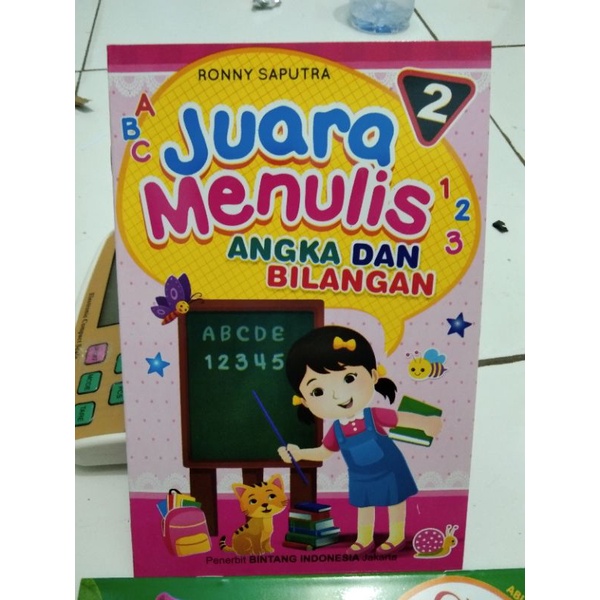 belajar menulis hijaiyah/ belajar menulis angka