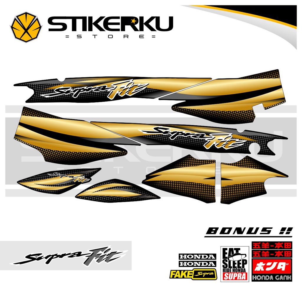 STRIPING SUPRA FIT LAMA 3/ STIKER SUPRA FIT OLD / STICKER SUPRA FIT OLD / SETIKER SUPRA FIT LAMA / S