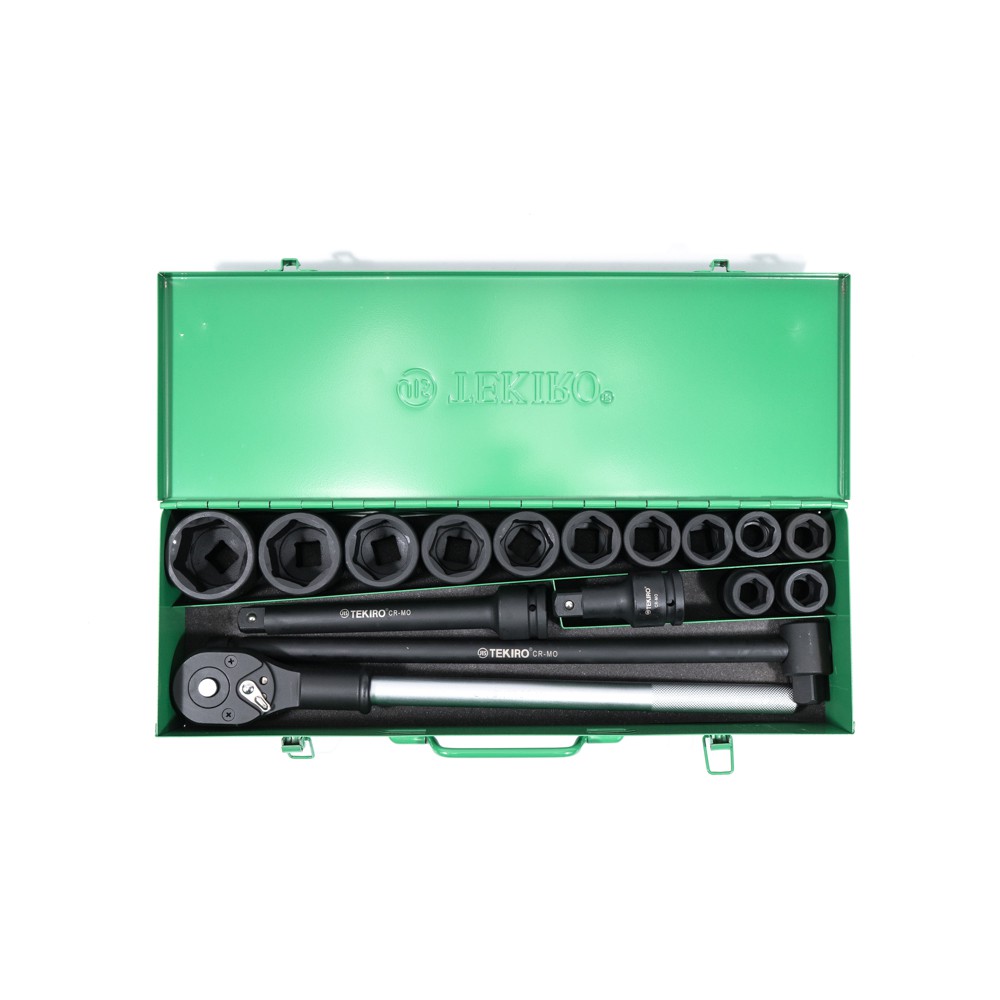 TEKIRO IMPACT SOCKET 3/4 INCH SET 6 PT 17 PCS - IMPACT SOCKET - MATA SOK
