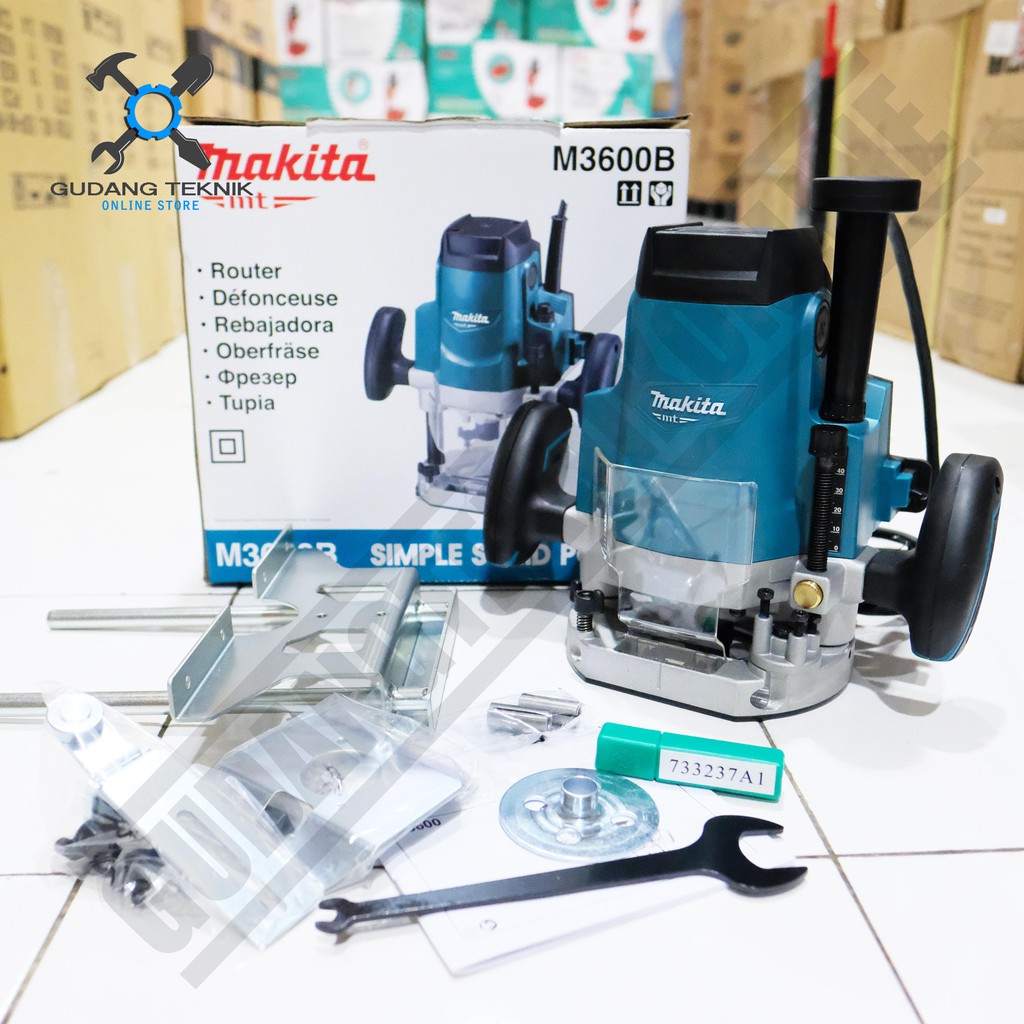 Makita M3600B / Mesin Profil Kayu 12mm Makita M 3600B - Mesin Router Makita