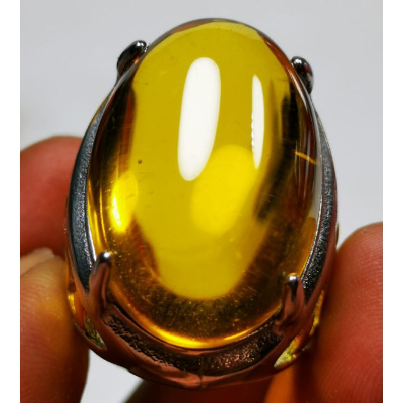 Batu permata yellow yakut jumbo