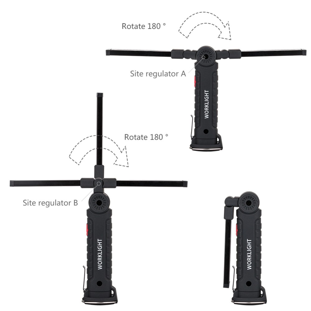 Worklight Senter COB Magnetic LED 2000 Lumens / Senter Cob Usb Senter Led Cob Magnetic / Senter Kerja Magnet Led Senter 2000 Lumens Outdoor / Senter Magnet Kerja Senter Magnetic Led Cob 2000 Lumens / Senter Led Kerja Murah Berkualitas Terang Jarak Jauh