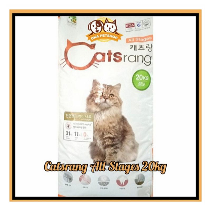 Catsrang Allstage 20kg - Makanan Kucing via Kargo