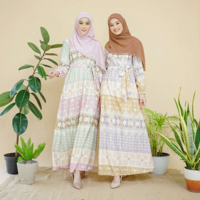 NANDA DRESS BY LE KHARI ❗❗STOCK AMAN❗❗