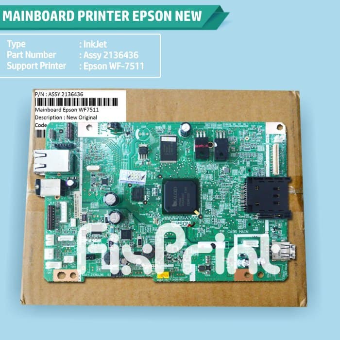 Mainboard Printer Epson WF7511 Board Motherboard Workforce WF-7511 FPS797