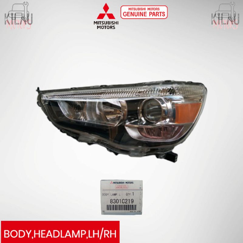 Headlamp Lampu Depan Mitsubishi Outlander 8301C219 8301C220