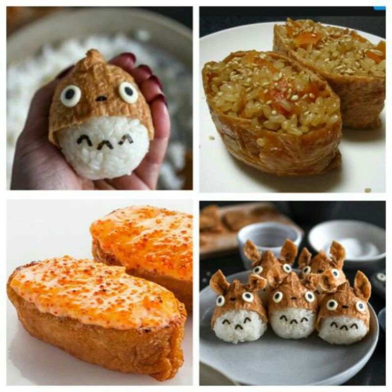 

AJITSUKE INARI AGE Kulit Tahu Jepang Halal │ Kantung Tahu Goreng Berbumbu untuk Sushi.