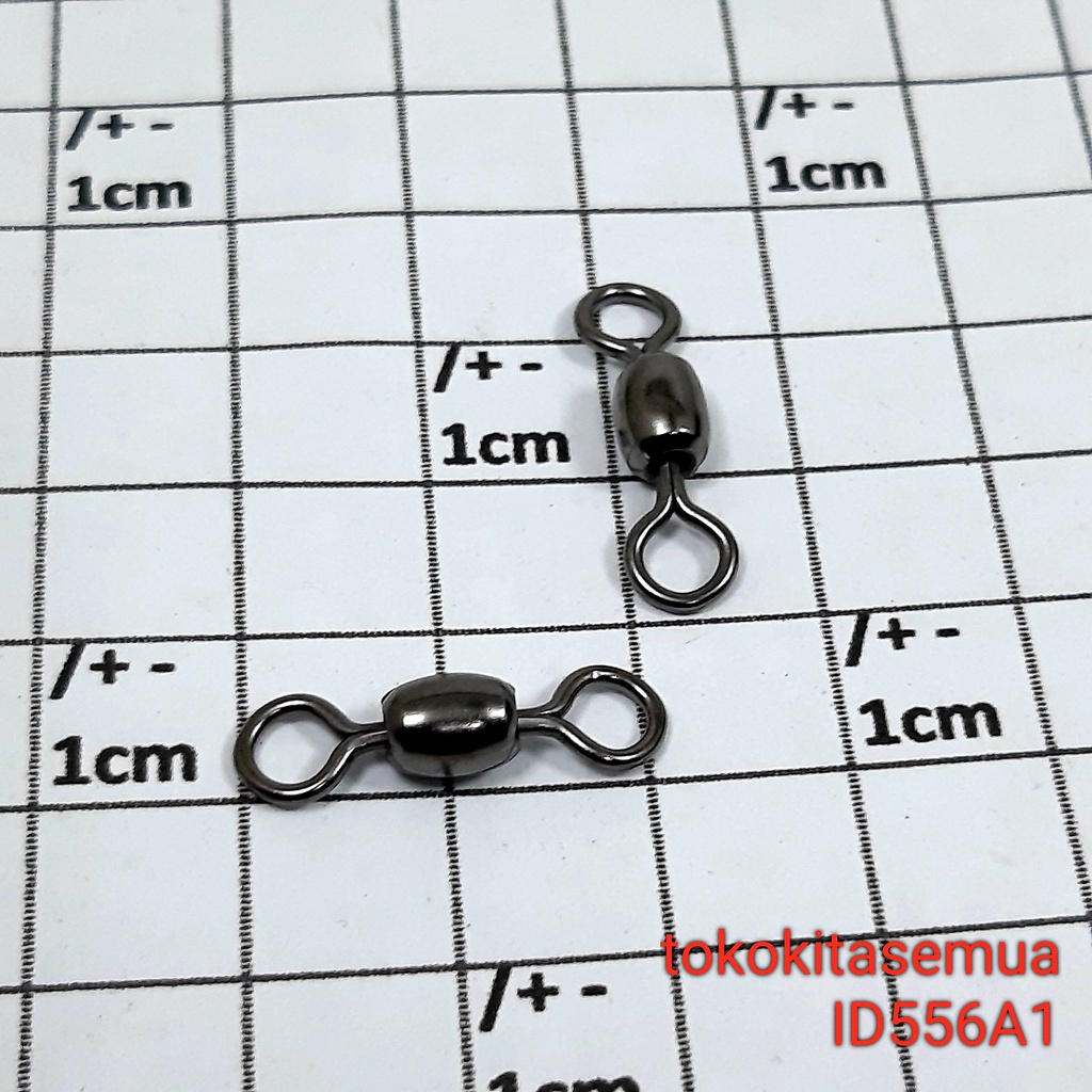 Aksesoris Pancing Kili Kili Crane Swivel Ukuran Besar 1/0 ID556A1
