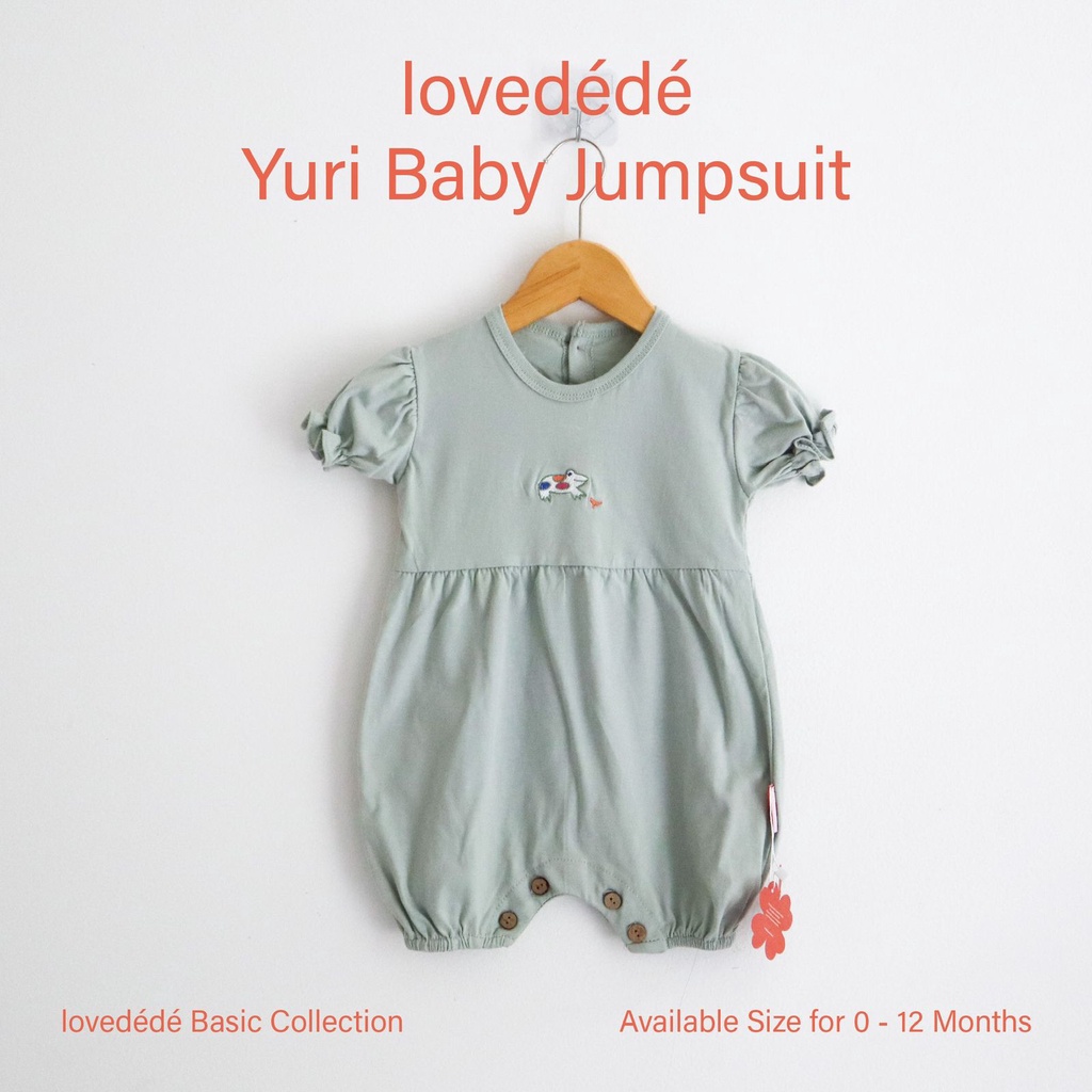 lovedede - YURI / kinara JUMPSUIT Baju Rok Bunga Pergi Lucu Fashion Anak Bayi Perempuan Terlaris Lucu Murah Katun Jepang