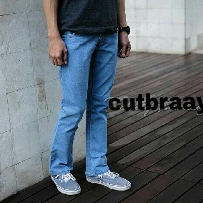 Diskon Celana Jeans Pria Cutbray | Celana Jeans Cutbray Premium | Celana Pria Terbaru