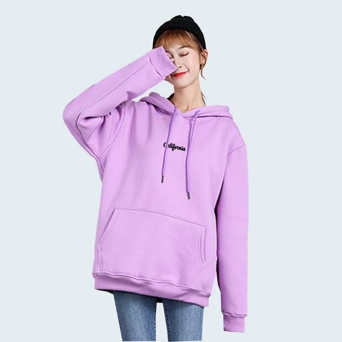 Jaket wanita Korean hoodie sweater licac callifornia big size M L XL XXL XXXL XXXXL XXXXXL