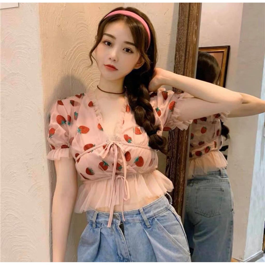 Crop Top Style Korea Import BKK Bangkok