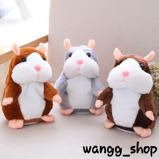  TERMURAH MAINAN  ANAK BONEKA  HAMSTER BISA  BICARA  IMUT 