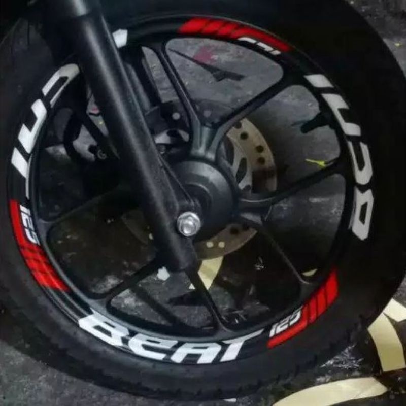 sticker velg beat sticker  pelg Honda beat